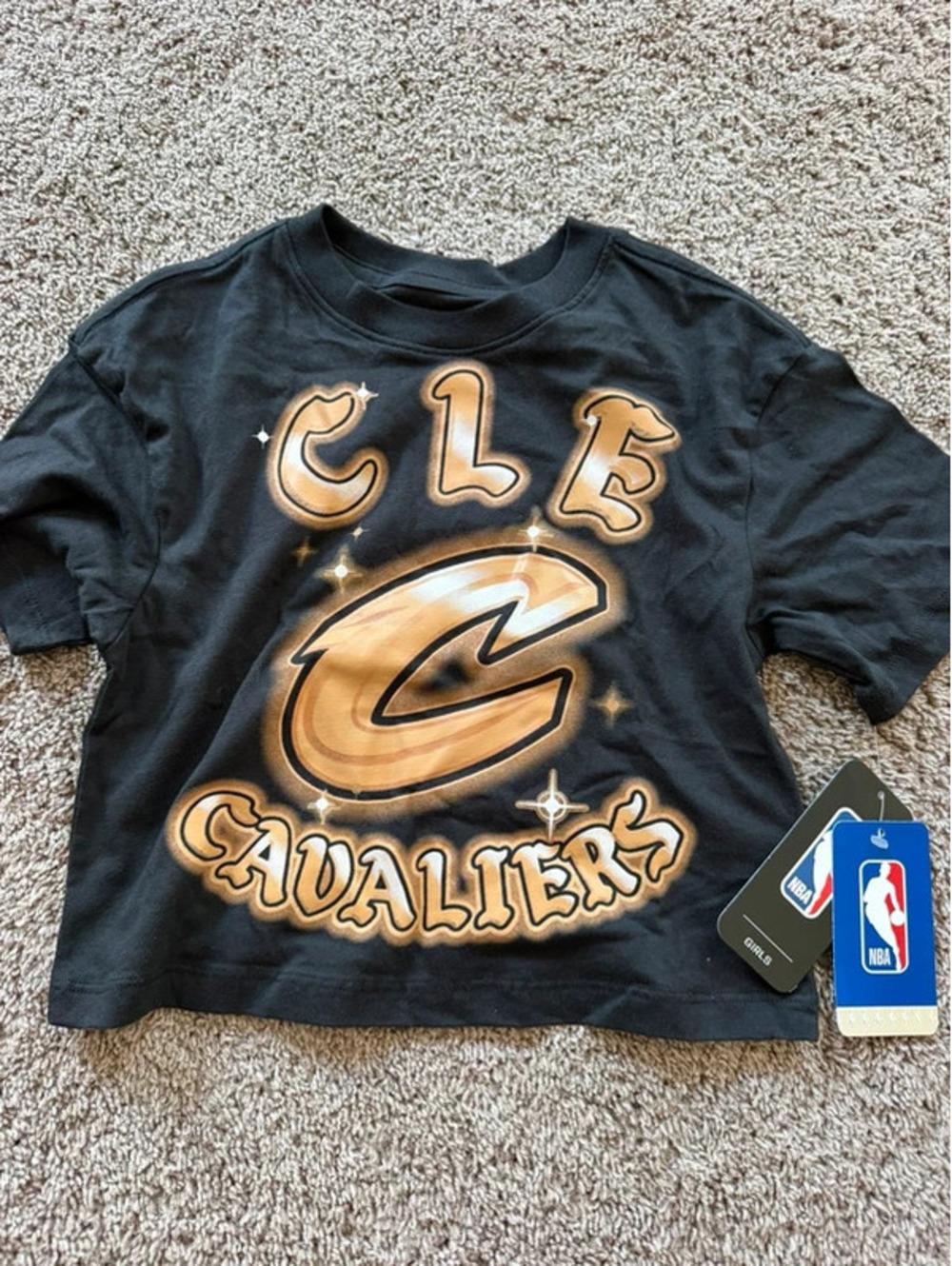 NBA Cleveland Cavaliers Black & Gold Kids Tee